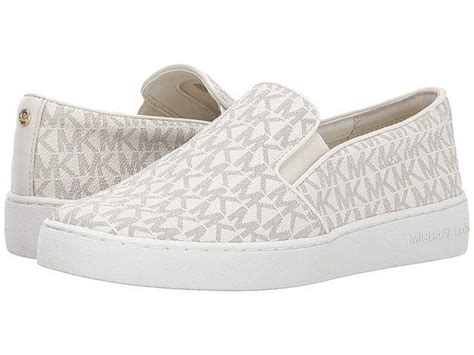 michael kors white women shoes|Michael Kors slip on shoes.